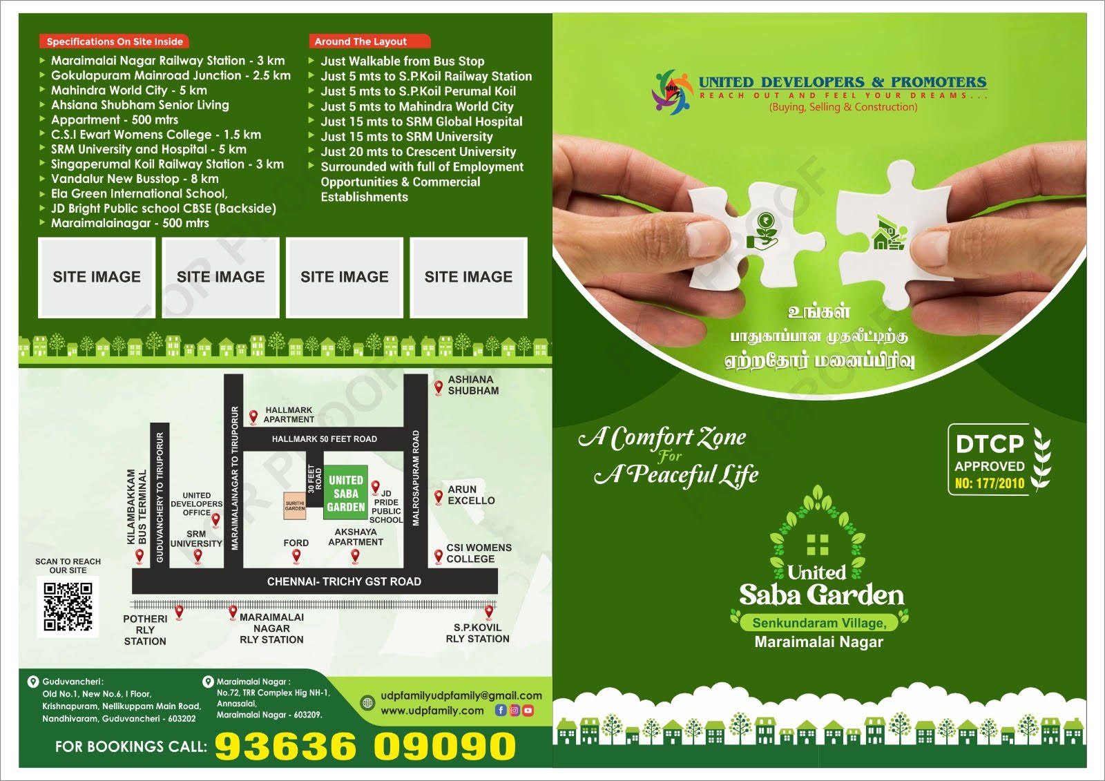 UNITED SABA GARDEN – PREMIUM DTCP & RERA APPROVED VILLA PLOTS